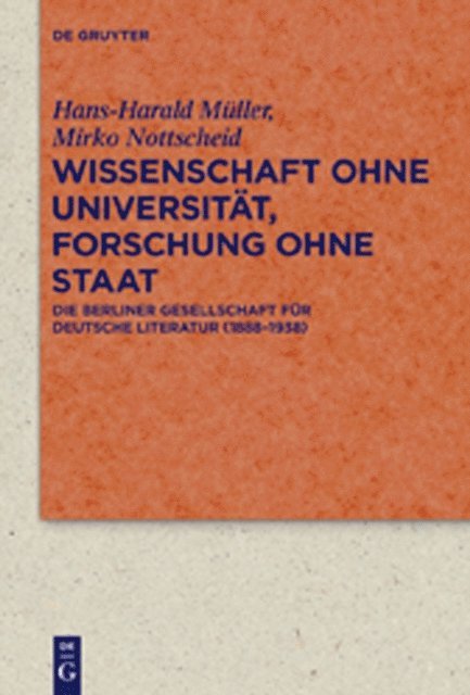 Mirko Nottscheid, Hans-Harald Muller - Wissenschaft ohne Universität, Forschung ohne Staat, E-bok