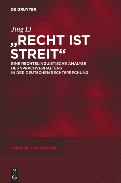 Jing Li - "Recht ist Streit", E-bok