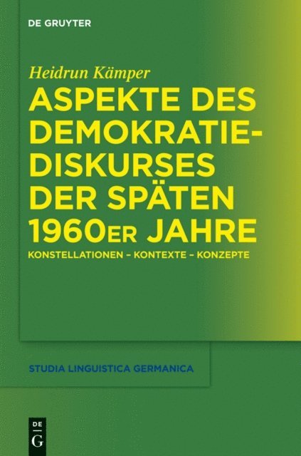 Heidrun Kamper - Aspekte des Demokratiediskurses der späten 1960er Jahre, E-bok