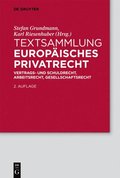 Textsammlung Europÿisches Privatrecht