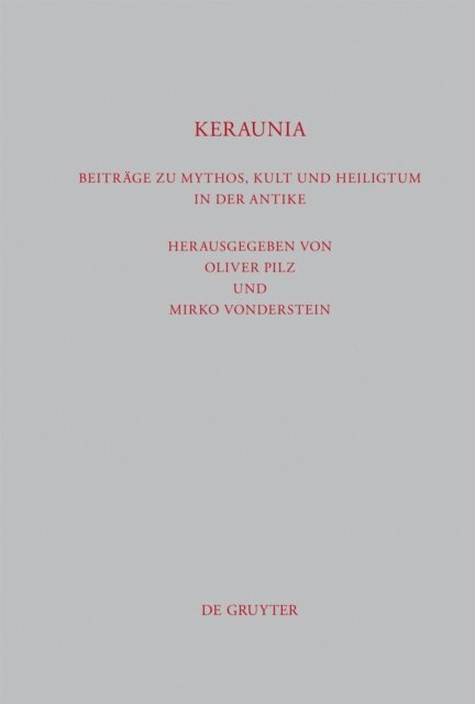 Mirko Vonderstein, Oliver Pilz - Keraunia, E-bok