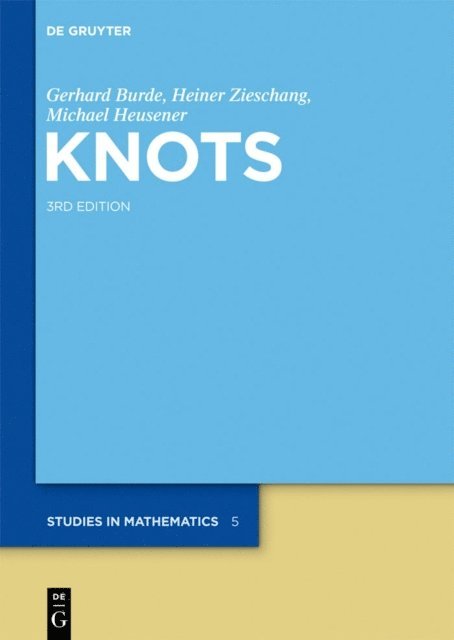 Michael Heusener, Heiner Zieschang, Gerhard Burde - Knots, E-bok
