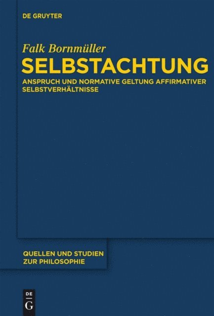 Falk Bornmuller - Selbstachtung, E-bok