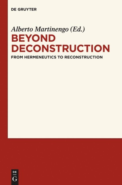 Alberto Martinengo - Beyond Deconstruction, E-bok. Tillgänglighet: Lägg i varukorg