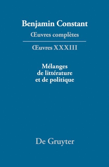 Francois Rosset - Mélanges de littérature et de politique, E-bok