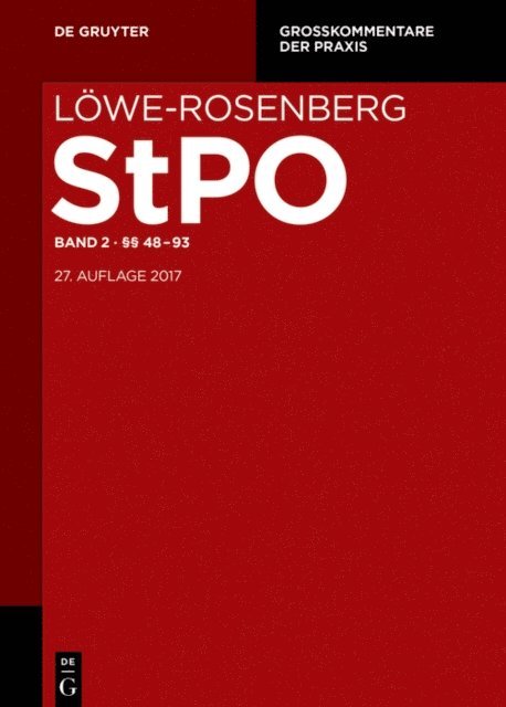 Daniel M. Krause, Alexander Ignor, Camilla Bertheau - §§ 48-93, E-bok