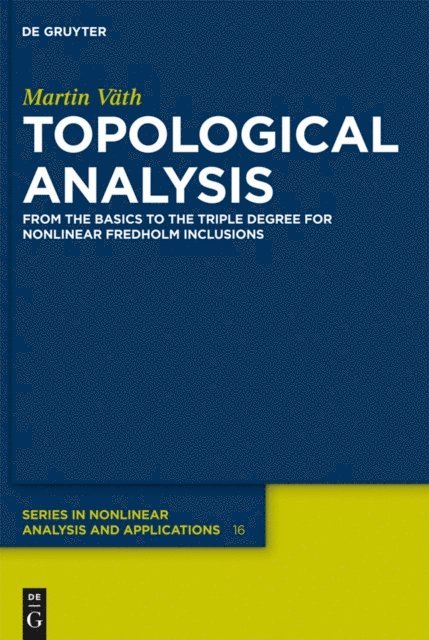 Martin Vath - Topological Analysis, E-bok