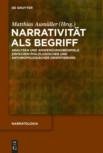 Matthias Aumuller - Narrativität als Begriff, E-bok