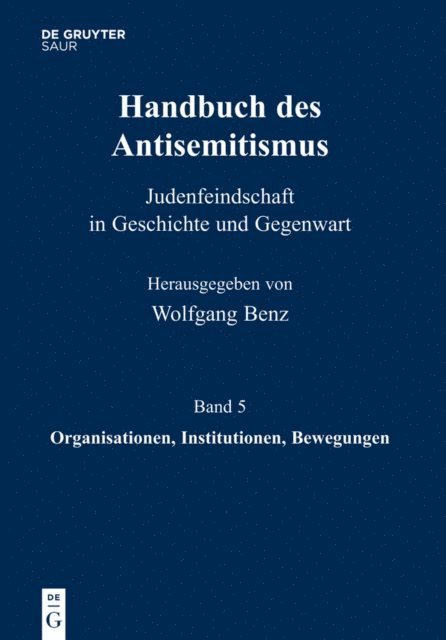 Brigitte Mihok, Wolfgang Benz - Organisationen, Institutionen, Bewegungen, E-bok