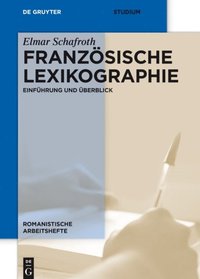 Franzosische Lexikographie