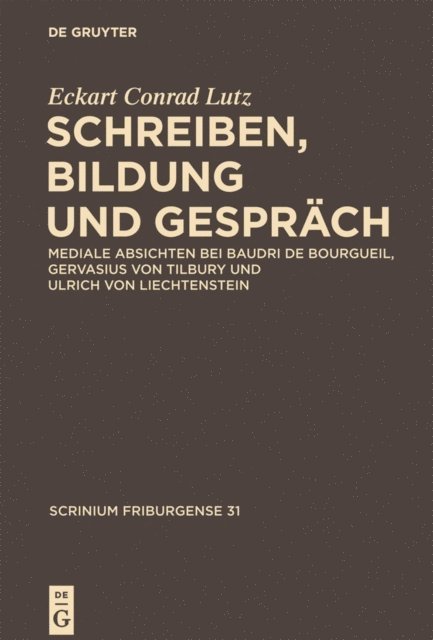 Eckart Conrad Lutz - Schreiben, Bildung und Gespräch, E-bok
