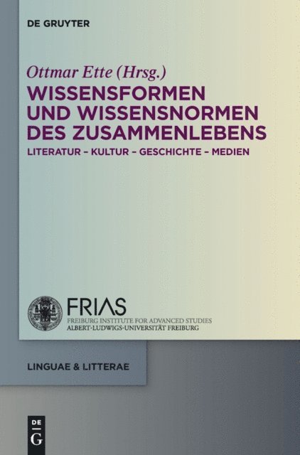Ottmar Ette - Wissensformen und Wissensnormen des ZusammenLebens, E-bok