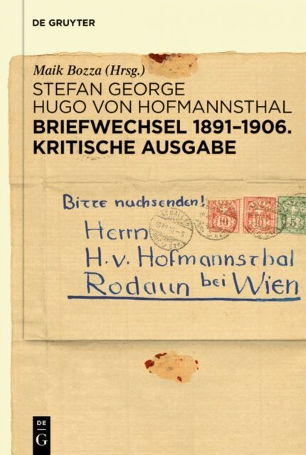 Hugo Hofmannsthal, Stefan George, Maik Bozza - Briefwechsel 1891-1906. Kritische Ausgabe, E-bok
