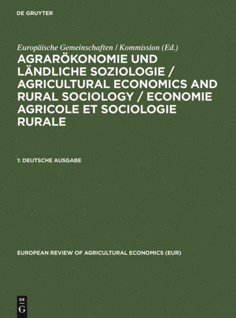 Europaische Gemeinschaften / Kommission - Deutsche Ausgabe, E-bok