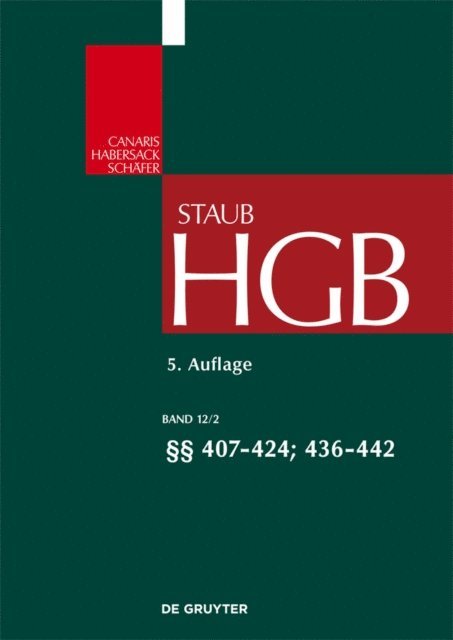 Patrick Schmidt - §§ 407-424; 436-442, E-bok