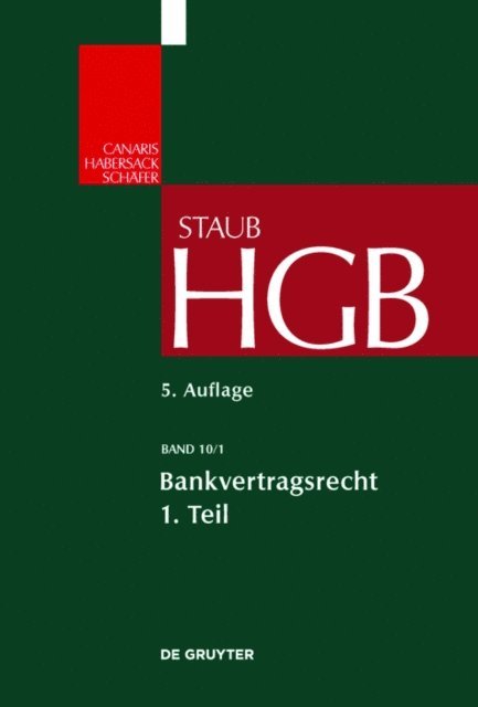 Stefan Grundmann - Bankvertragsrecht 1, E-bok