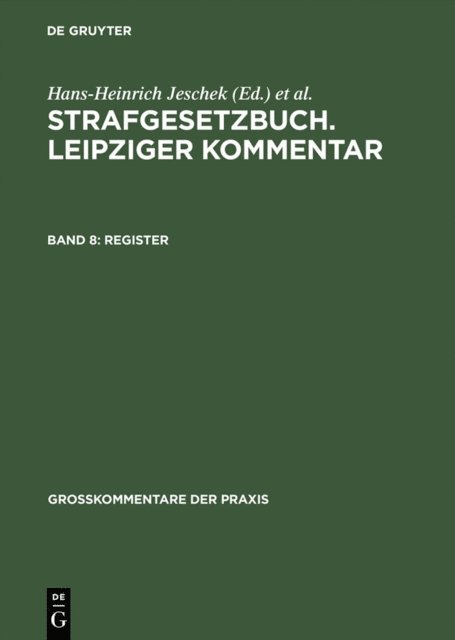 Volker Kluge - Register, E-bok