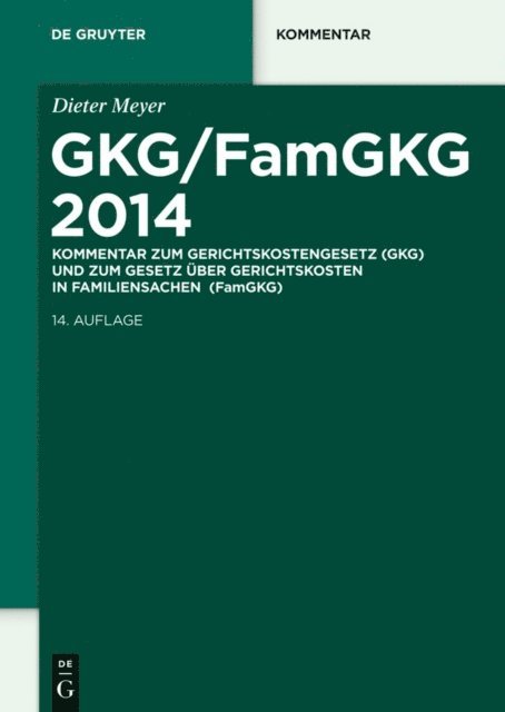 Dieter Meyer - GKG/FamGKG 2014, E-bok