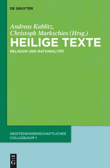 Christoph Markschies, Andreas Kablitz - Heilige Texte, E-bok