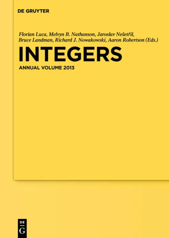 Bruce Landman - Integers, Inbunden. Tillgänglighet: Tillfälligt slut