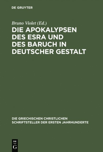 Bruno Violet - Die Apokalypsen des Esra und des Baruch in deutscher Gestalt, E-bok