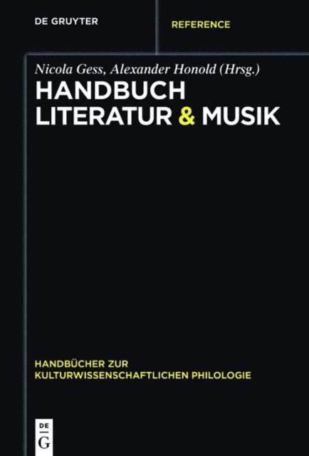 Alexander Honold, Nicola Gess - Handbuch Literatur & Musik, E-bok