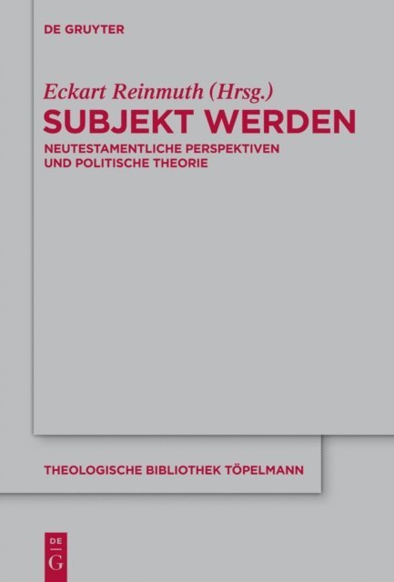 Eckart Reinmuth - Subjekt werden, E-bok