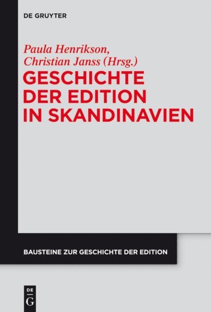 Christian Janss, Paula Henrikson - Geschichte der Edition in Skandinavien, E-bok