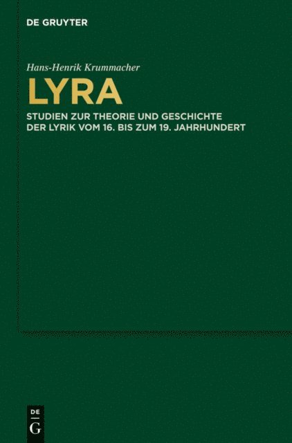 Hans-Henrik Krummacher - Lyra, E-bok