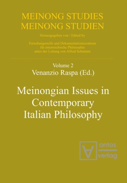 Venanzio Raspa - Meinongian Issues in Contemporary Italian Philosophy, E-bok
