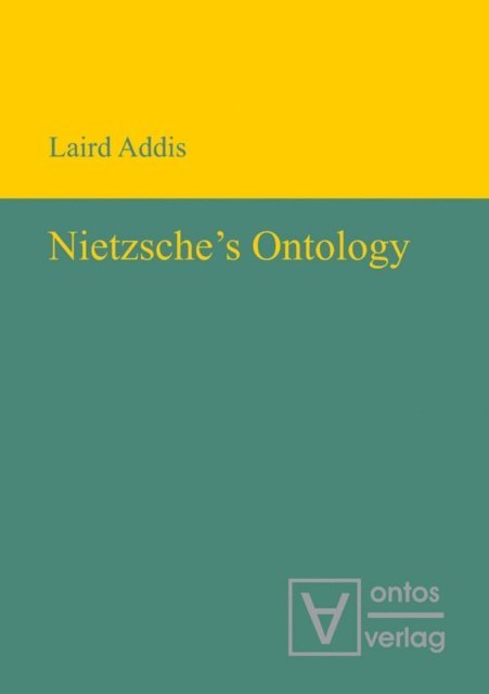 Laird Addis - Nietzsche's Ontology, E-bok