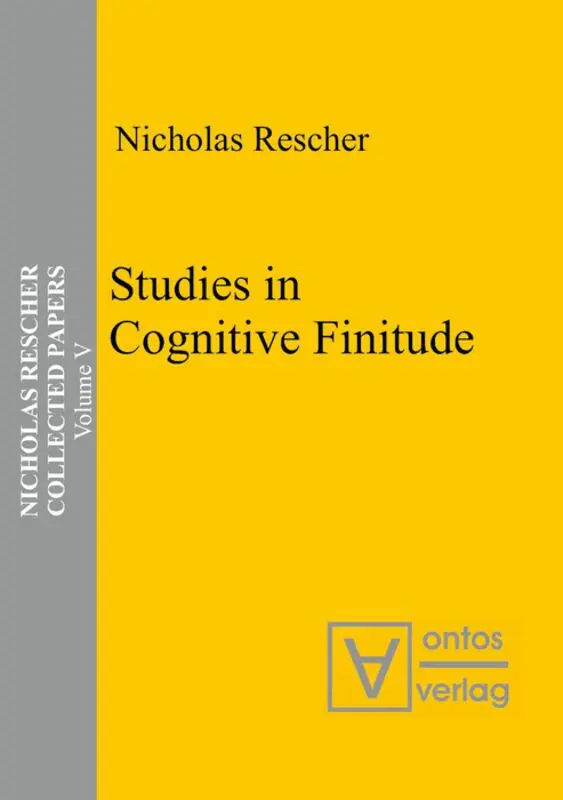 Nicholas Rescher - Studies in Cognitive Finitude, Inbunden. Tillgänglighet: Lägg i varukorg