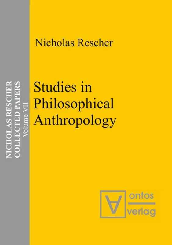 Nicholas Rescher - Studies in Philosophical Anthropology, Inbunden. Tillgänglighet: Lägg i varukorg