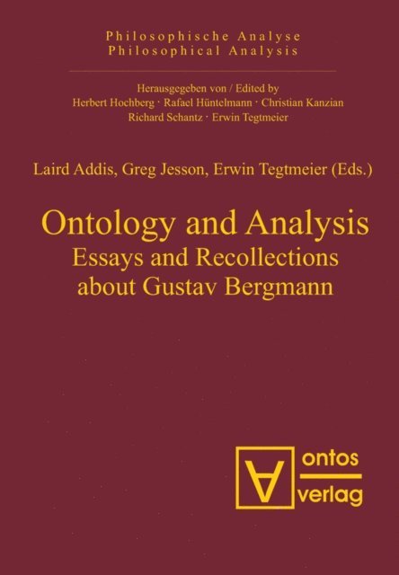 Erwin Tegtmeier, Greg Jesson, Laird Addis - Ontology and Analysis, E-bok
