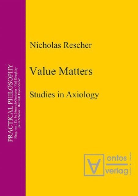 Nicholas Rescher - Value Matters, E-bok
