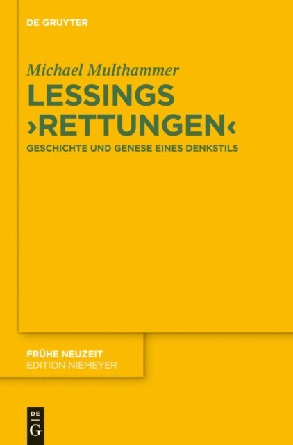 Michael Multhammer - Lessings 'Rettungen', E-bok