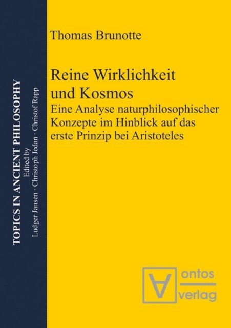 Thomas Brunotte - Reine Wirklichkeit und Kosmos, E-bok