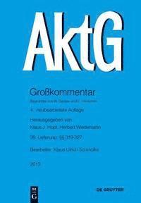 Klaus Ulrich Schmolke - §§ 319-327, Inbunden. Tillgänglighet: Tillfälligt slut