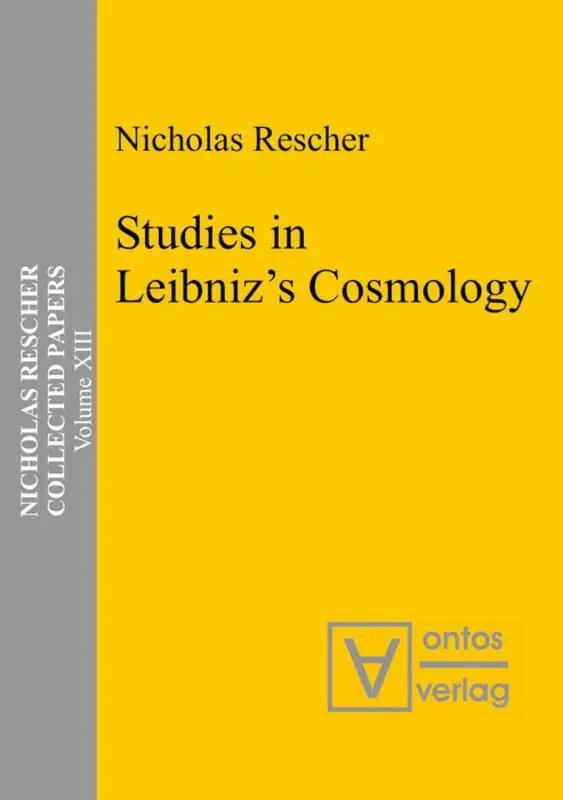 Nicholas Rescher - Studies in Leibniz’s Cosmology, Inbunden. Tillgänglighet: Lägg i varukorg