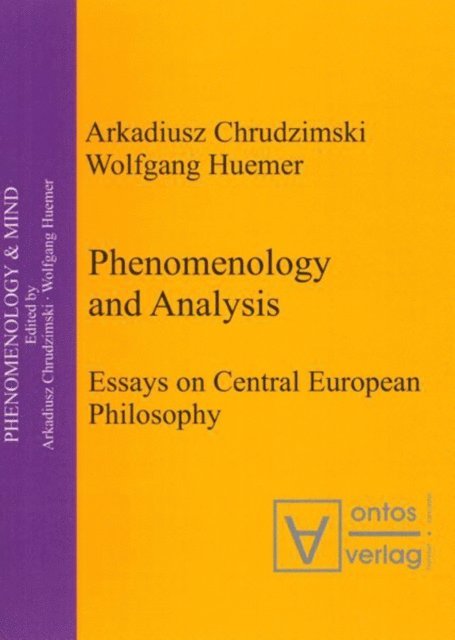Wolfgang Huemer, Arkadiusz Chrudzimski - Phenomenology & Analysis, E-bok