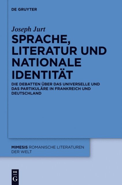 Joseph Jurt - Sprache, Literatur und nationale Identität, E-bok