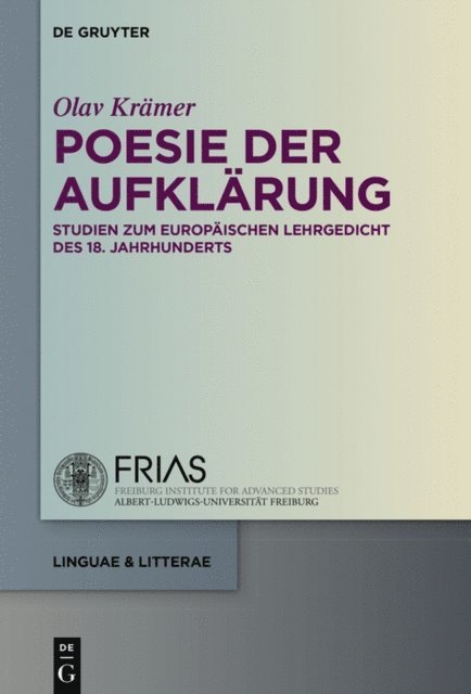 Olav Kramer - Poesie der Aufklärung, E-bok