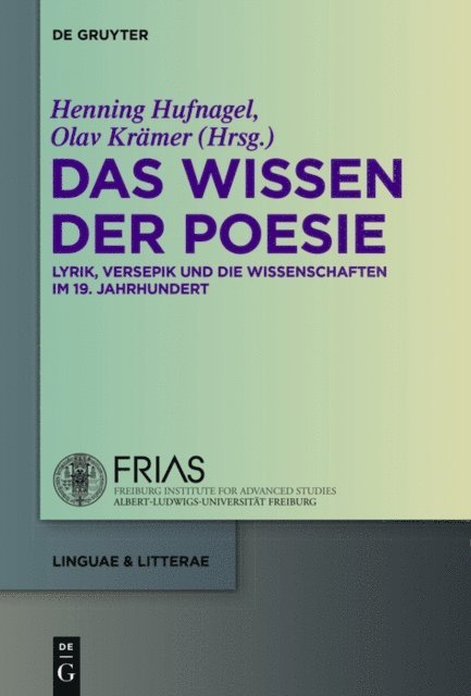 Olav Kramer, Henning Hufnagel - Das Wissen der Poesie, E-bok