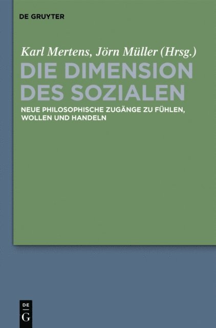 Jorn Muller, Karl Mertens - Die Dimension des Sozialen, E-bok