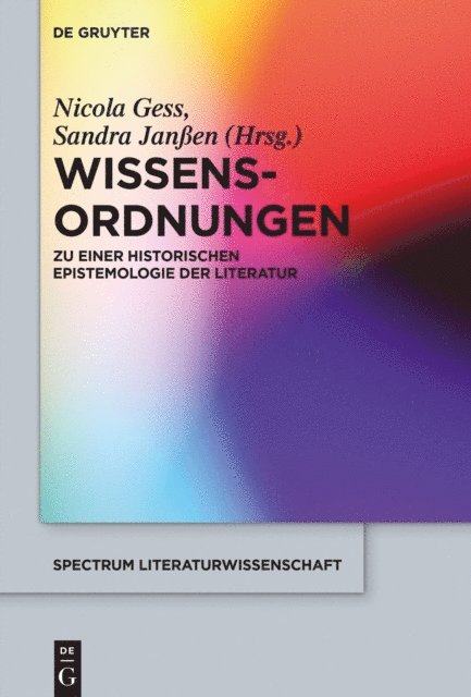Sandra Janen, Nicola Gess - Wissens-Ordnungen, E-bok