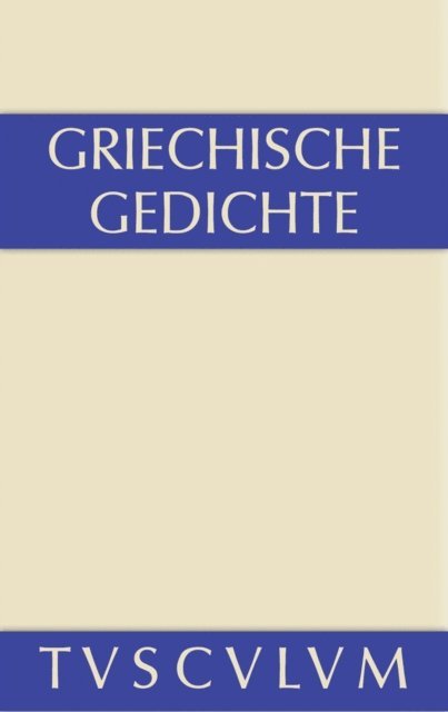 Horst Rudiger - Griechische Gedichte, E-bok