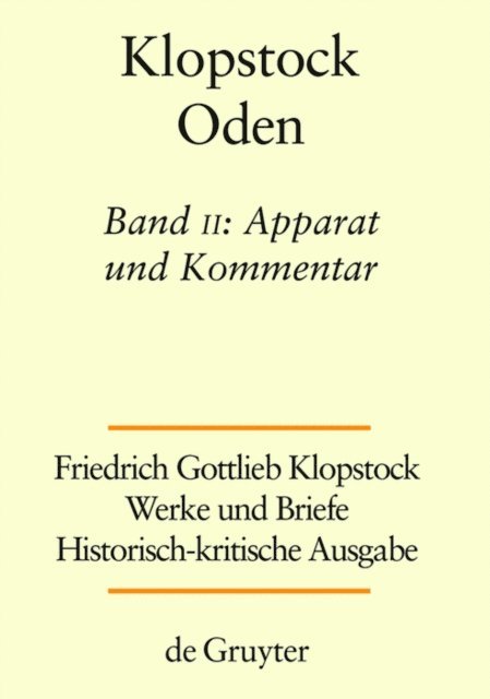 Klaus Hurlebusch, Horst Gronemeyer - Apparat und Kommentar, E-bok