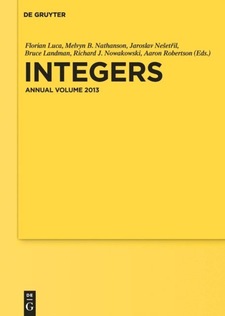 Bruce Landman - Integers, E-bok