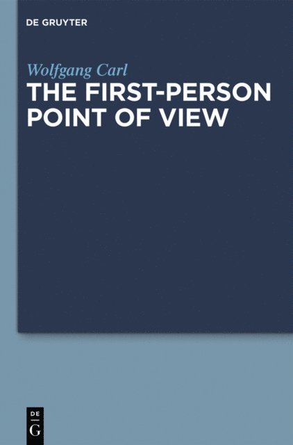 Wolfgang Carl - First-Person Point of View, E-bok