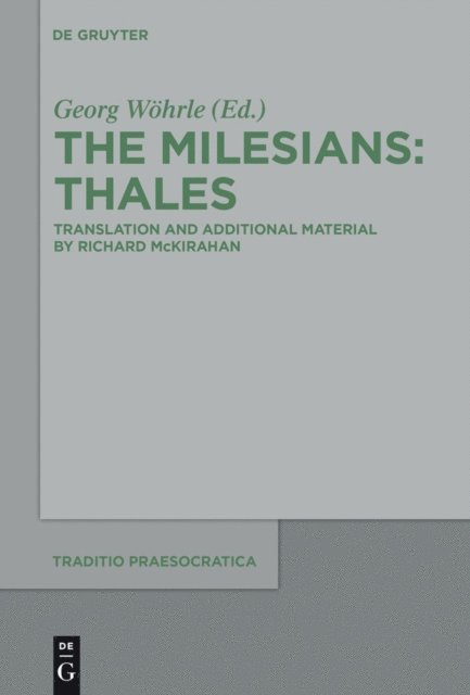 Richard McKirahan, Georg Wohrle - Thales, E-bok